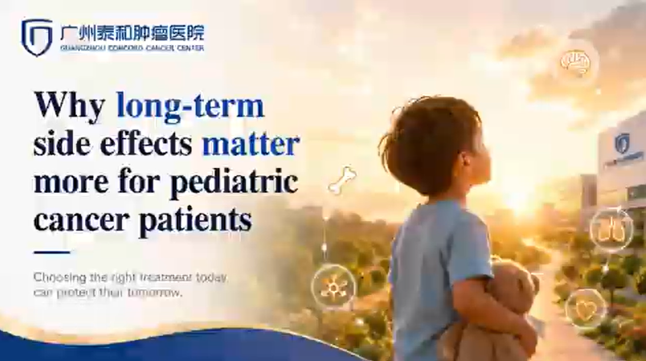 Why long term side effects matter more for pediatric cancer patients? video thumbnail