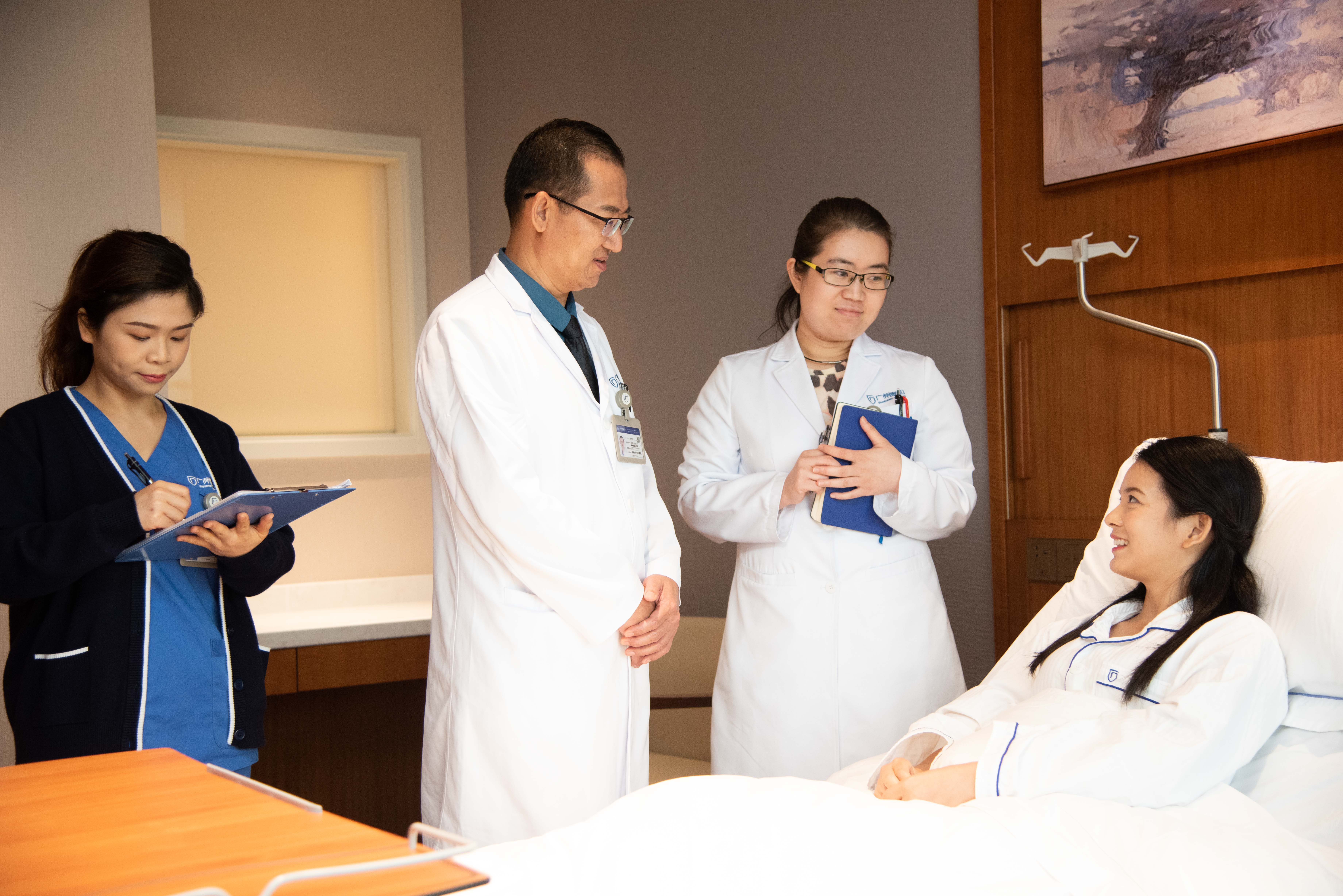 International medical team collaboration at GCCC