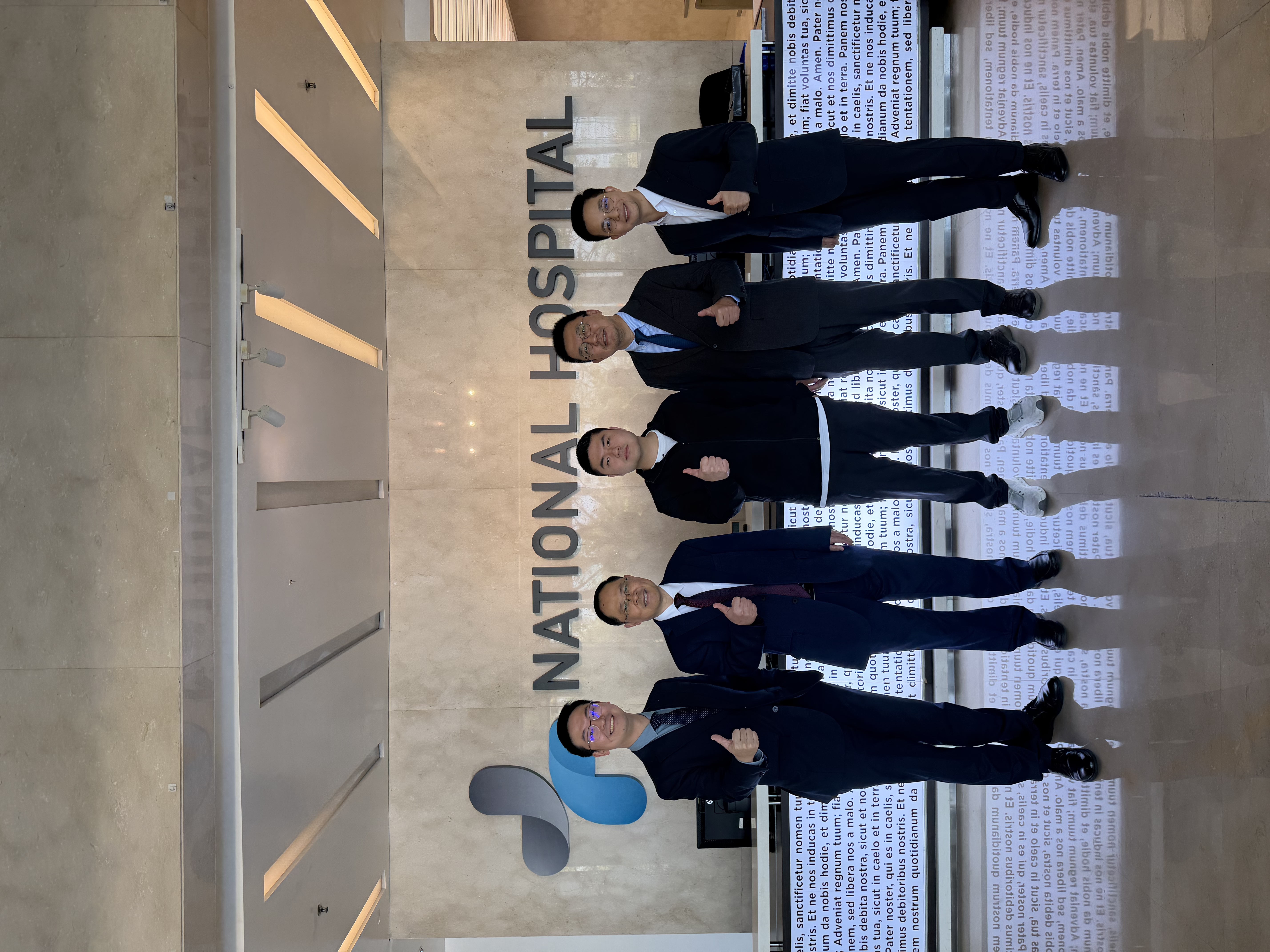 Hospital team and Indonesian partners during healthcare collaboration visit